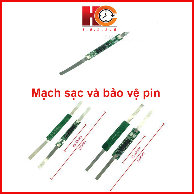 Mạch sạc và bảo vệ pin 1s 3.2v lifepo4 - lithium sắt photphat - pin 32650