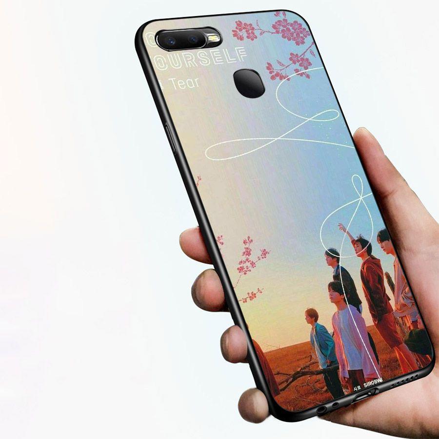 Ốp kính cường lực dành cho điện thoại oppo f9 - a7 - bts kpop - bangtan249 - f9