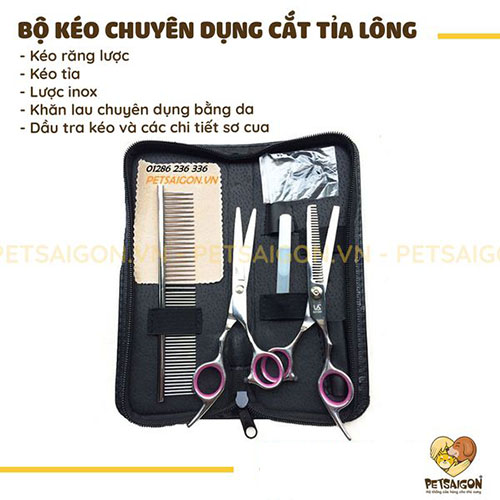 Bộ kéo chuyên dụng cắt tỉa lông cho chó mèo