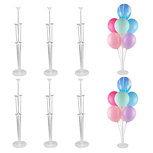 Trụ đế giả bong bóng bay trang trí bàn tiệc