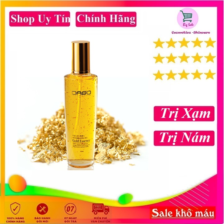 Serum tinh chất vàng 24k tái tạo căng cơ da mặt DABO GOLD ESSENCE Hàn quốc 150ml/ Chai- Hàng chính hãng