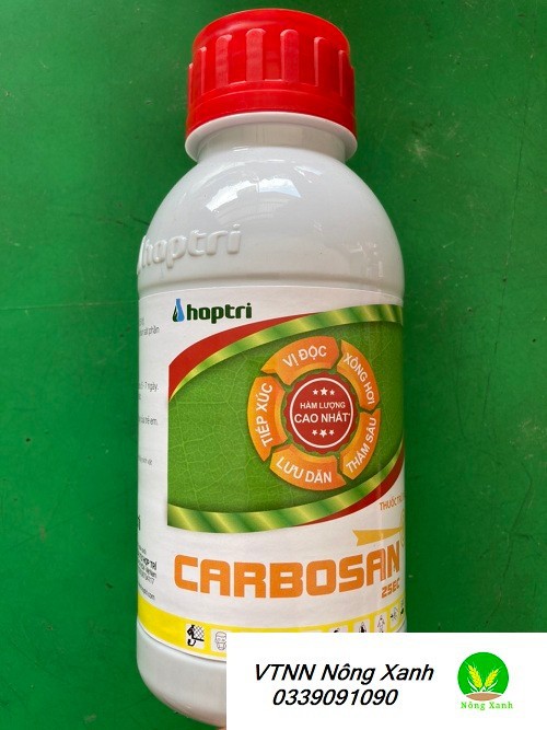 Carbosan 25EC Trừ ruồi vàng - sâu đục thân - rệp sáp (chai 400ml)