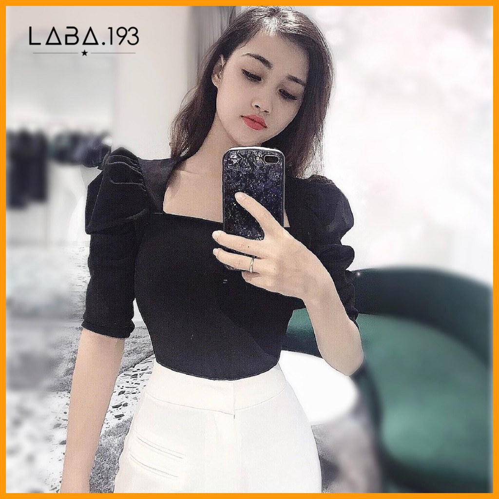 Áo kiểu nữ tay bồng cổ vuông sexy chất mát, đẹp - Áo nữ kiểu tay phồng thời trang cá tính - Áo tay bồng nữ kiểu điệu đẹp