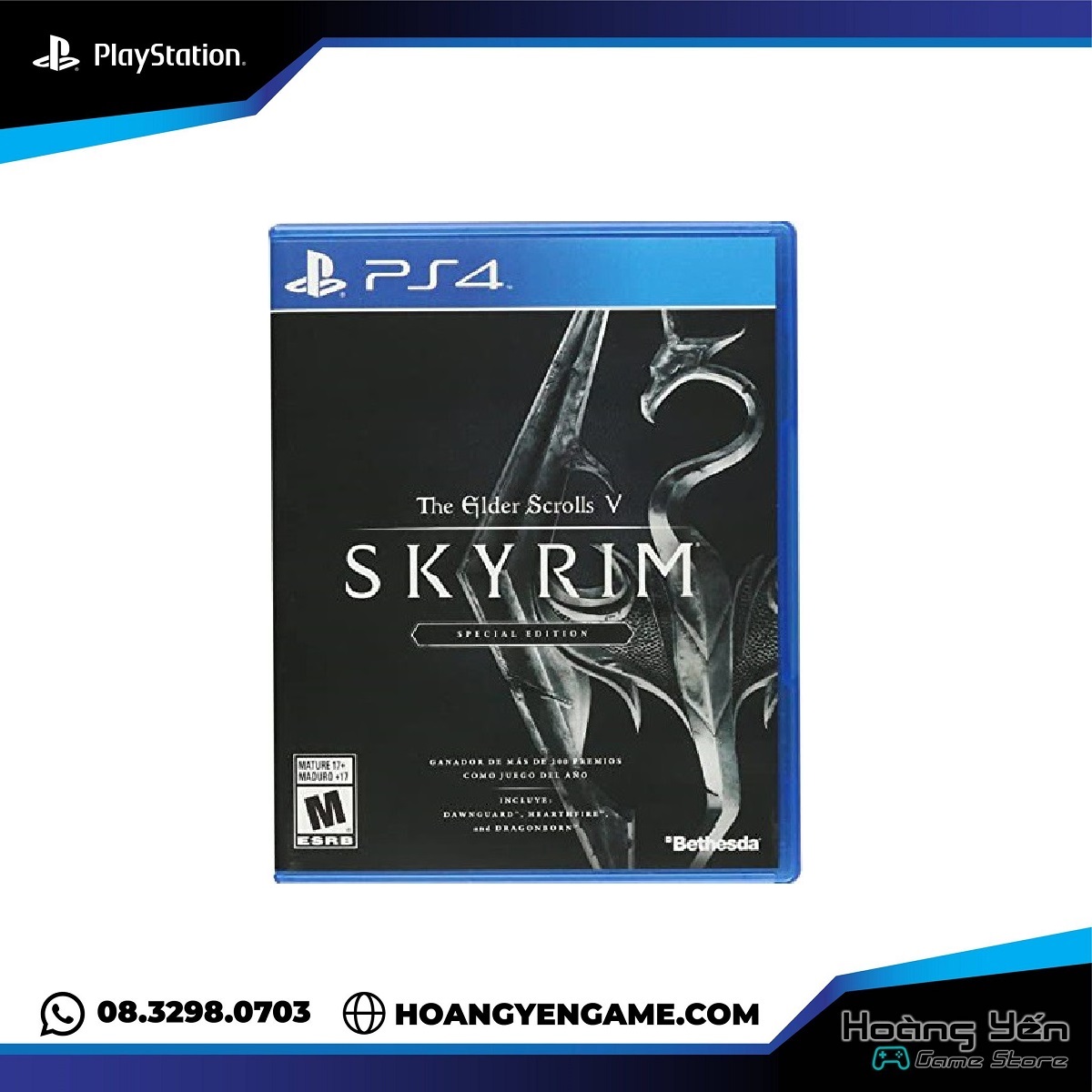 [HCM]Đĩa game The Elder Scrolls V: Skyrim PS4