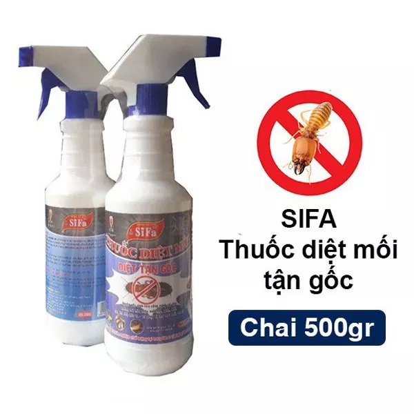 Hanpet - Sifa - Convenient Termite Killer Spray in Large 500Gr Bottle to Kill Termites and Wood Borers Safely and Effectively