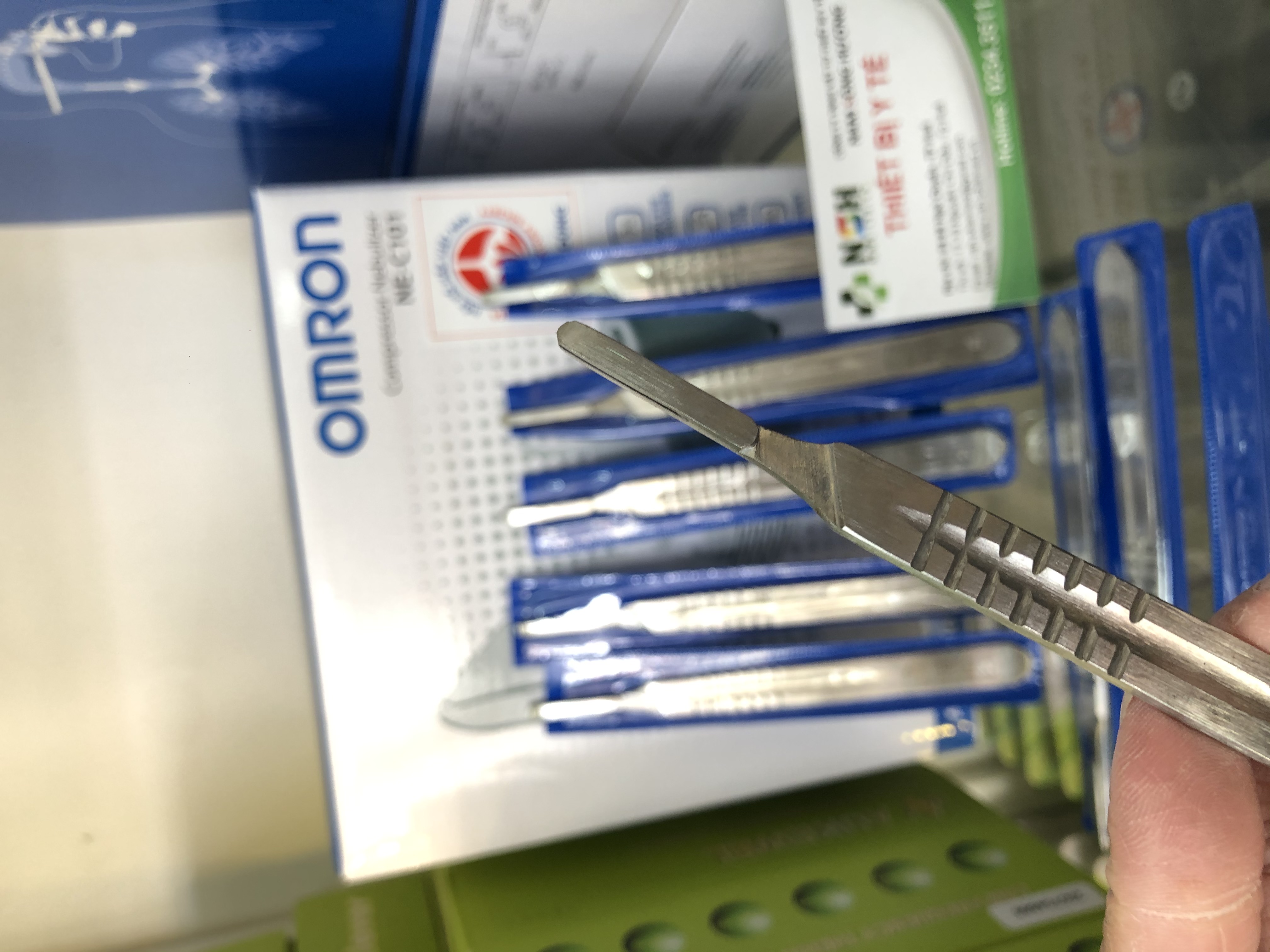 [TẶNG KÈM LƯỠI DAO 15] CÁN DAO MỔ SỐ 4, CÁN DAO Y TẾ DÙNG TRONG PHẪU THUẬT SỐ 4 HÀNG PAKISTAN