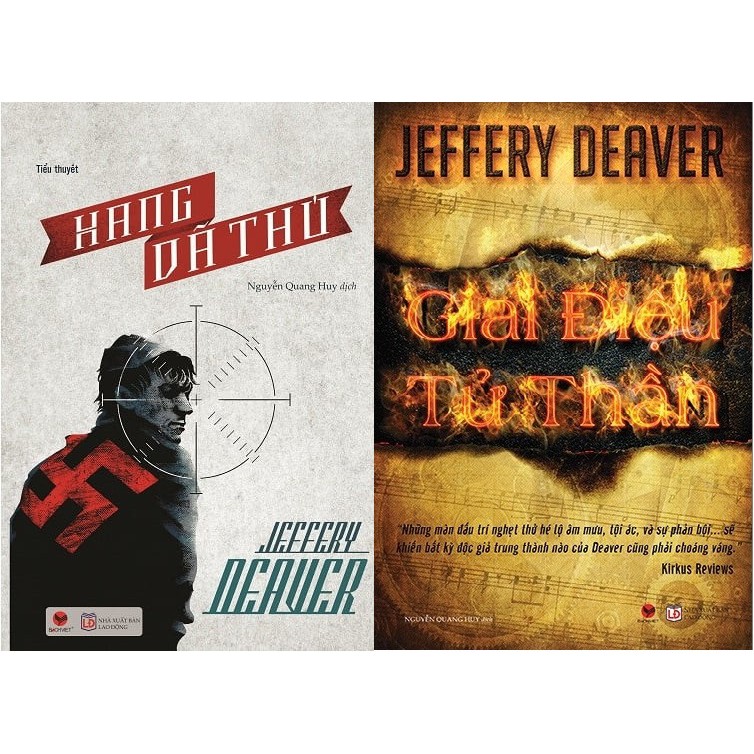 nguyetlinhbook Sách - Combo 2 Cuốn Trinh Thám Hấp Dẫn: Hang Dã Thú + Giai Điệu Tử Thần - Tác Giả Jeffery Deaver.