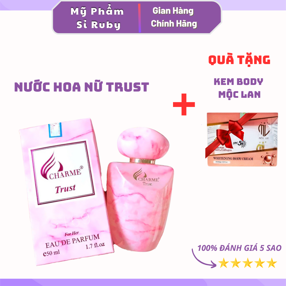 Nước hoa trust mẫu mới 50ml + tặng kem body