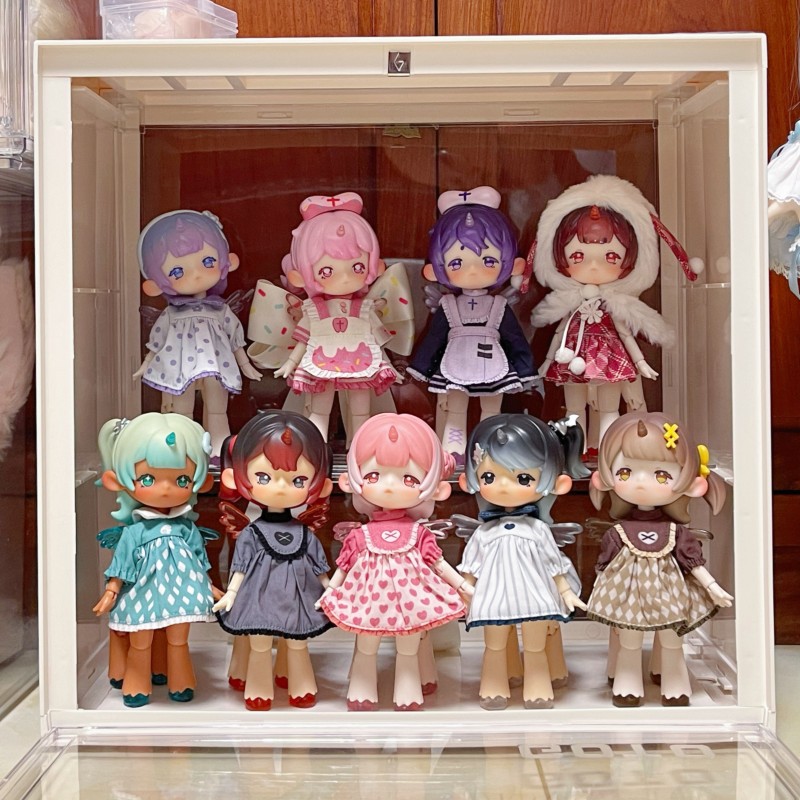 Penny hộp hộp mù Dreamlike trà bên loạt mô hình anime Mô hình búp bê bức