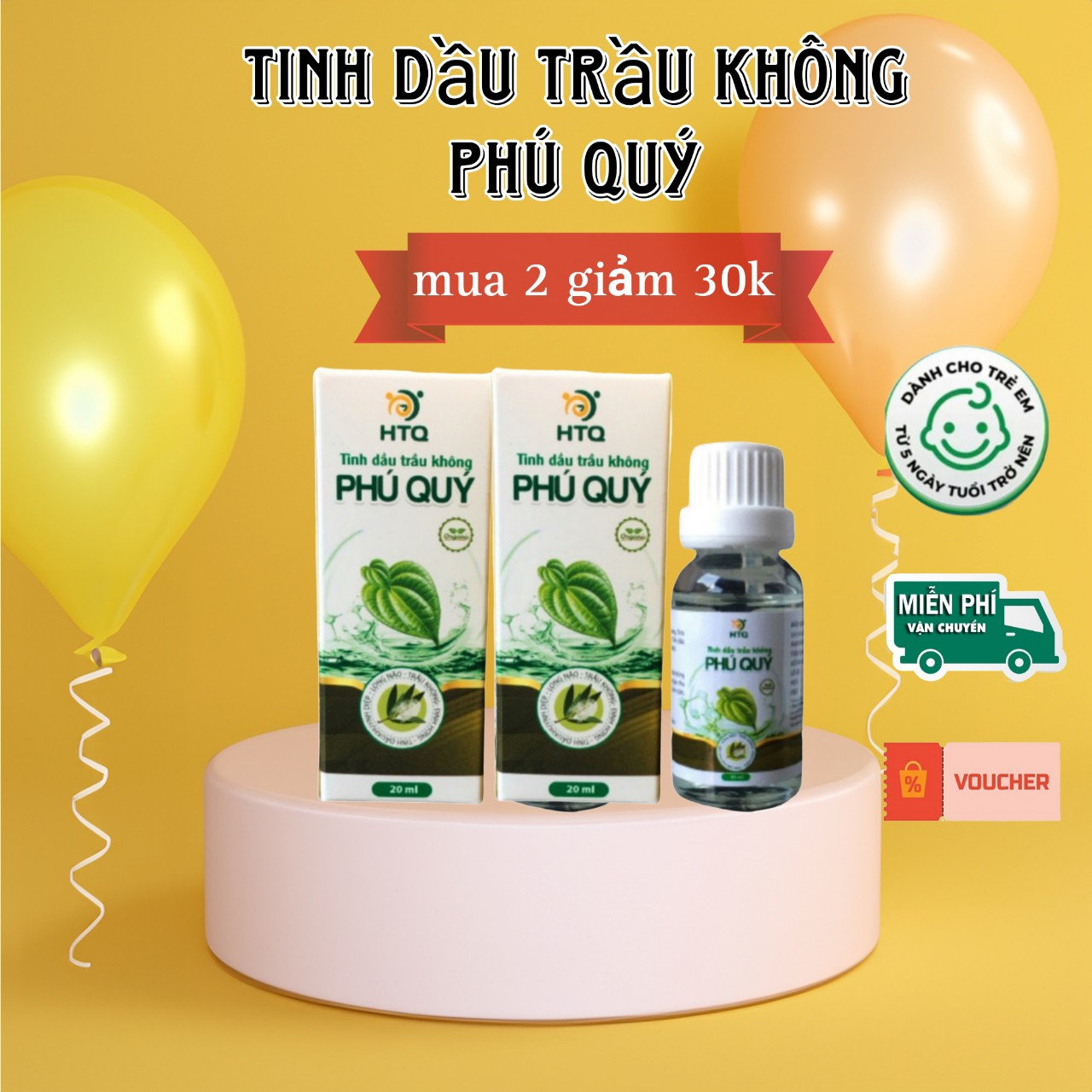 [Hoàn tiền 6%] combo 2 tinh dầu trầu không phú quý 20ml tinh dầu trầu không hết ho sổ mũi Tinh dầu bôi ho, sổ mũi, khò khè cho bé tinh dầu trầu không trị ho, ho đờm viêm họng