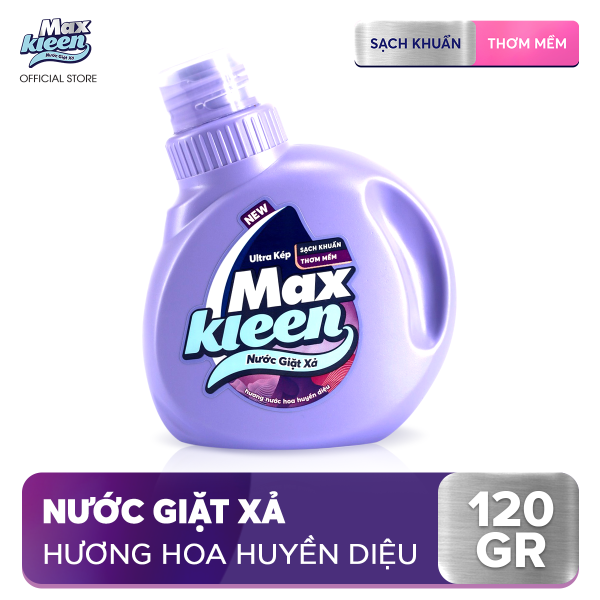 Chai nước giặt xả Maxkleen Giao Mùi Ngẫu Nhiên