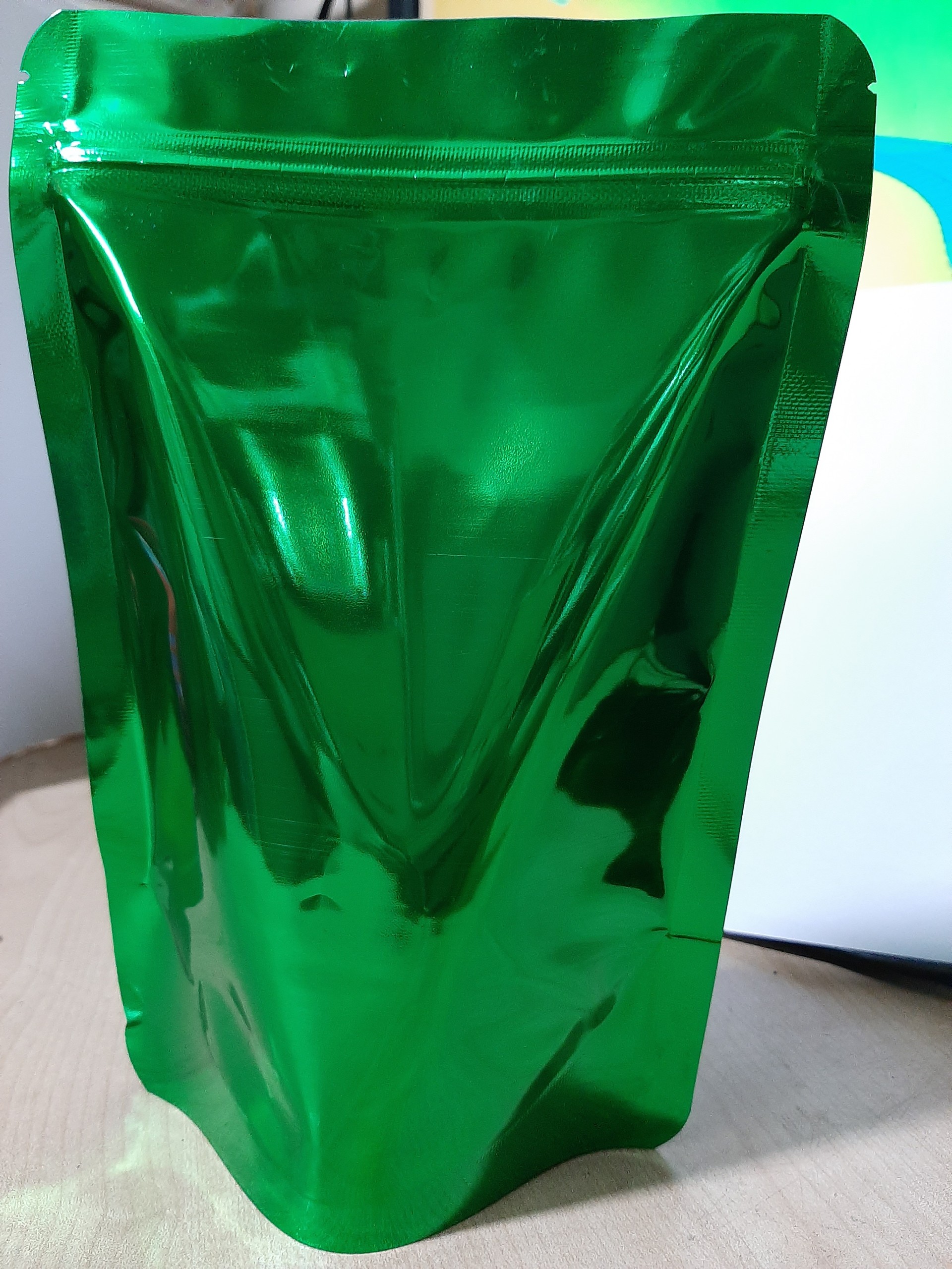 [HCM]TÚI ZIP MÀU XANH LÁ CÂY- TÚI ZIPPER MÀU - TÚI ZIPPER ĐÁY ĐỨNG MÀU XANH LÁ (1KG)