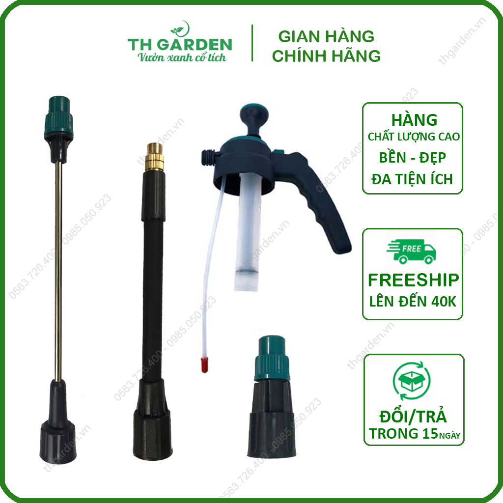 Phụ kiện bình tưới cây huyền thoại th garden - bình xịt nước tưới cây hoa, cây cảnh - nhựa pp bền đẹp