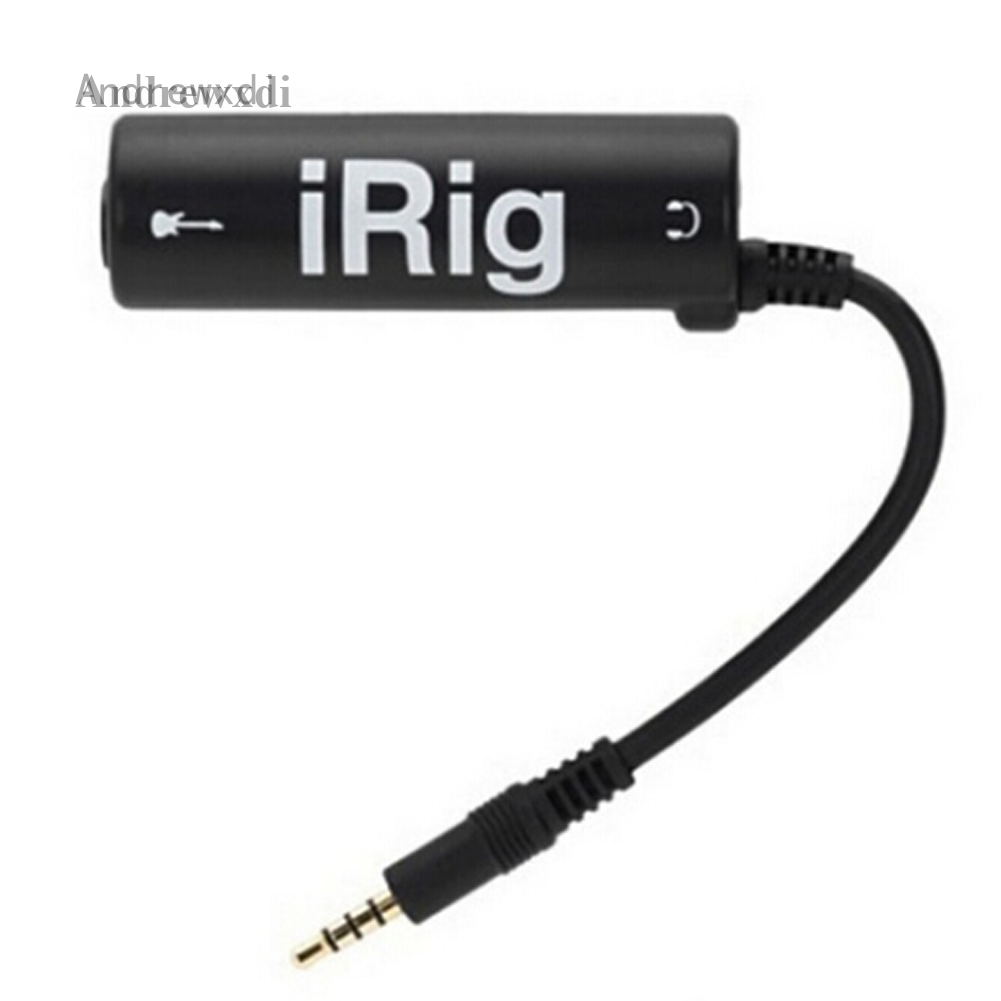 Giao Diện IRig Đa Phương Tiện Andrewxdi Cho Thiết Bị IPhone IPod Touch IPad Thiết Bị Hiệu Ứng Guitar MIDI Đa Phương Tiện [Đang Giảm Giá]