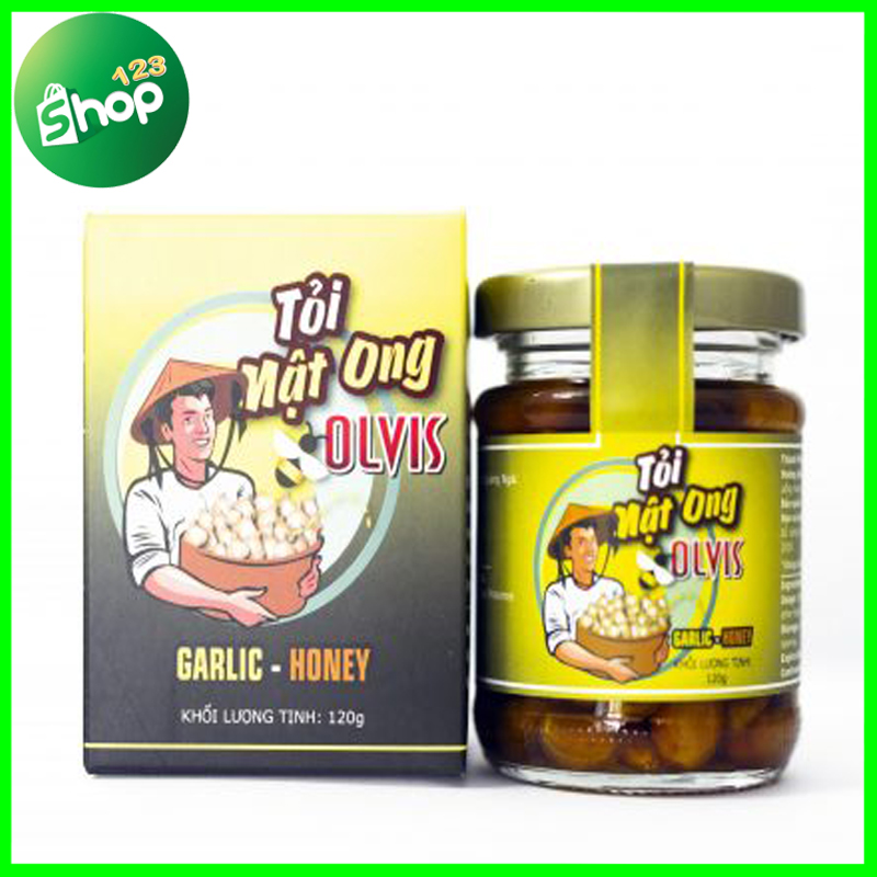 Tỏi mật ong olvis 120g - đặc sản lý sơn chính gốc.
