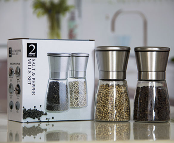 Dụng cụ đựng và xay tiêu inox