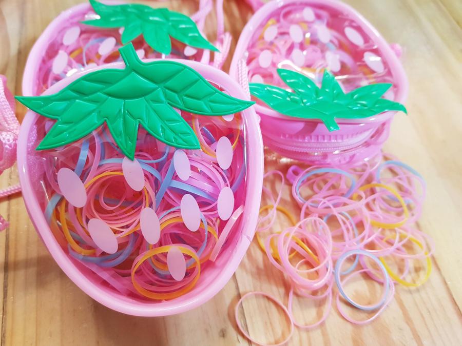 Thun cột tóc nhiều màu