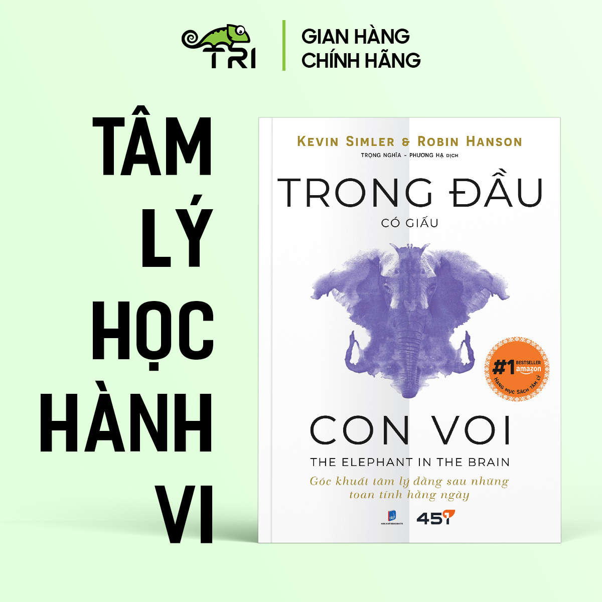 Sách - Trong Đầu Có Giấu Con Voi (Kevin Simler & Robin Hanson) - Tuệ Tri