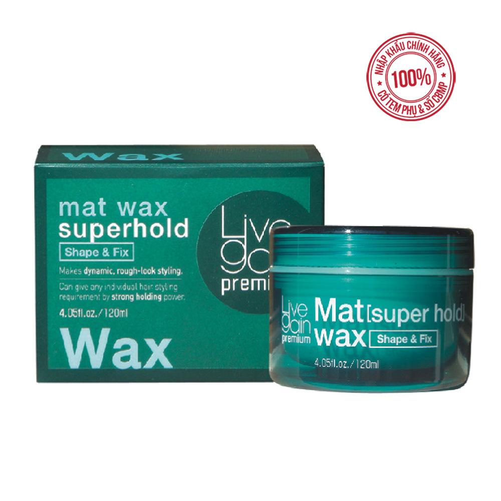 Sáp cứng livegain premium mat wax 120g hàn quốc