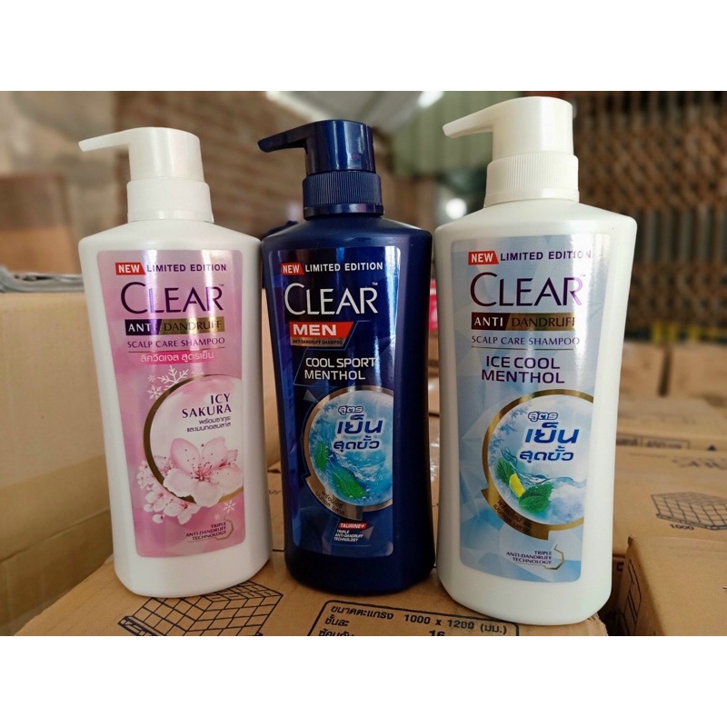Dầu gội clear bạc hà 480ml