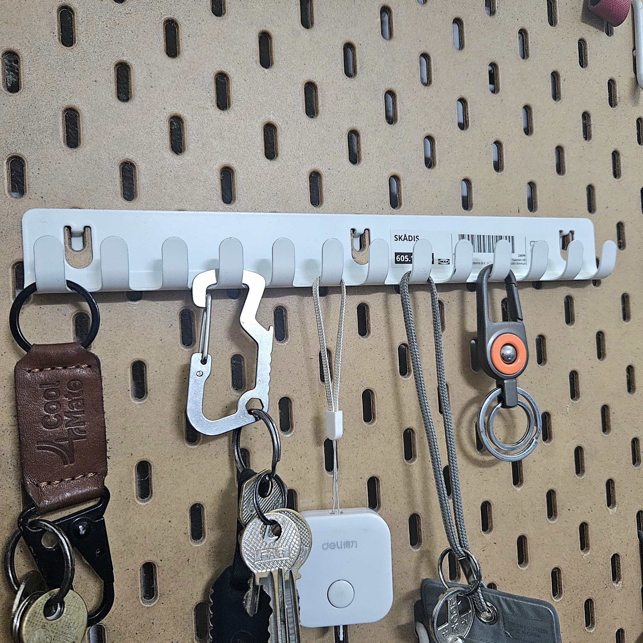 Thanh treo móc treo đồ bảng treo pegboard Skadis IKEA