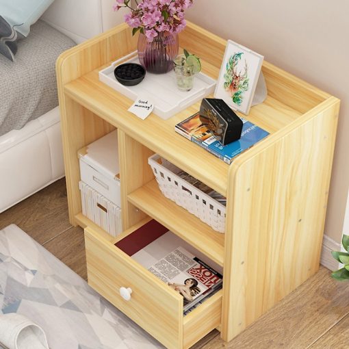 Tủ để đầu giường bằng gỗ 3 ngăn 40 x 25 x 40cm mẫu đẹp - tủ gỗ cao cấp bền đẹp thiết kế nhỏ gọn sang trọng - màu gỗ đẹp tự nhiên giúp phòng ngủ của bạn trở nên sang trọng tinh tế