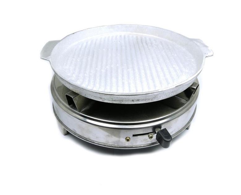 Set bếp nướng cồn và chảo gang siêu tiện dụng