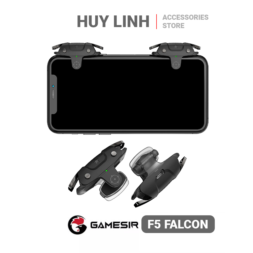 Nút bắn chơi game FPS GameSir F5 Falcon mini/Auto Tap khủng - Hỗ trợ PUBG Mobile, Liên Quân,..