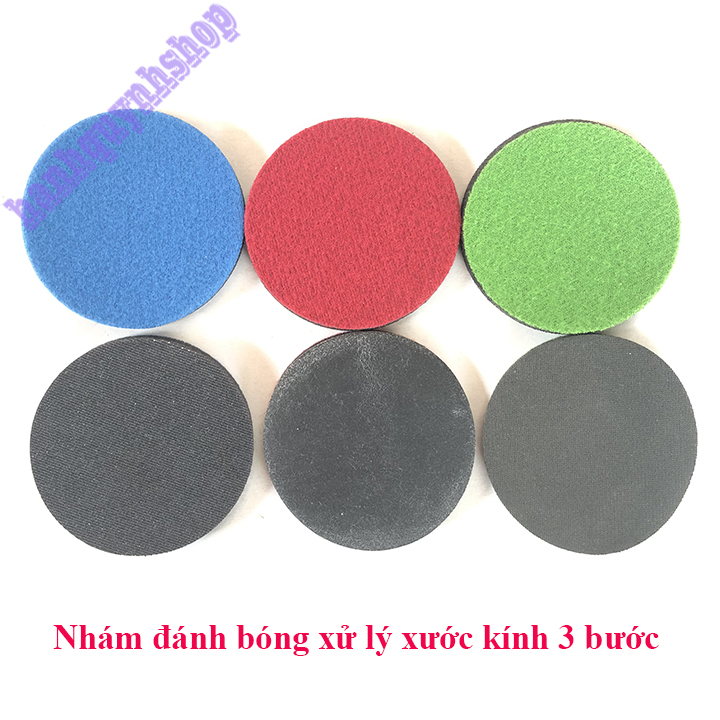 Nhám đánh bóng xử lý xước kính NK 3 bước