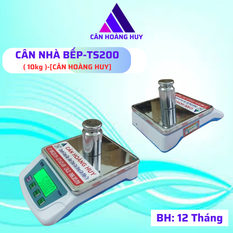 Cân điện tử nhà bếp,cân tiểu ly mini ts200 -10kg/0,2g dùng pin tiểu,hoặc sạc điện 220v cân hoàng huy