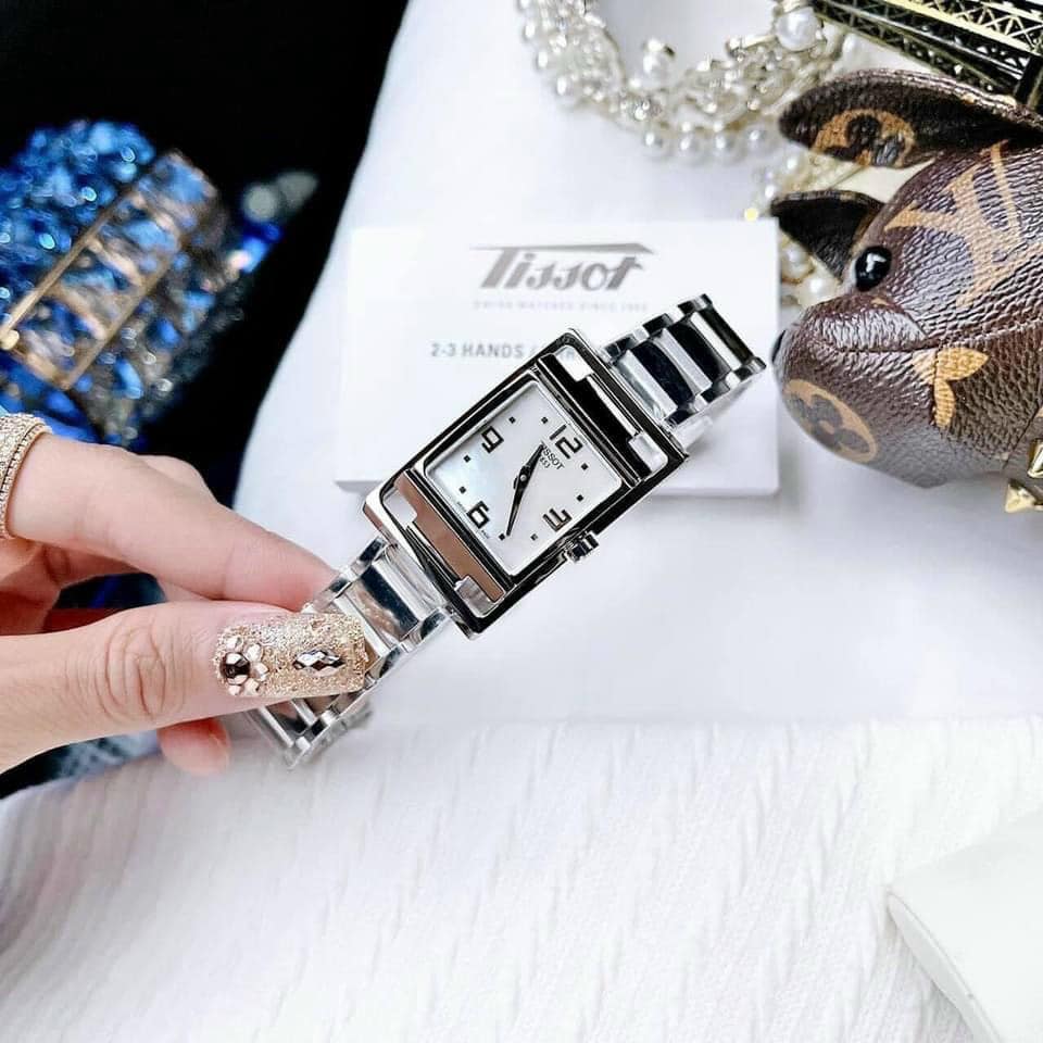 Đồng hồ Nữ chính hãng Tissot T032.309.11.117.00 Size 26-Máy Cơ-Dây kim loại cao cấp