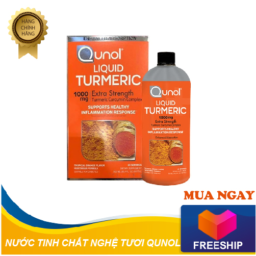 NƯỚC TINH CHẤT NGHỆ TƯƠI QUNOL LIQUID TURMERIC 1000MG 900ML