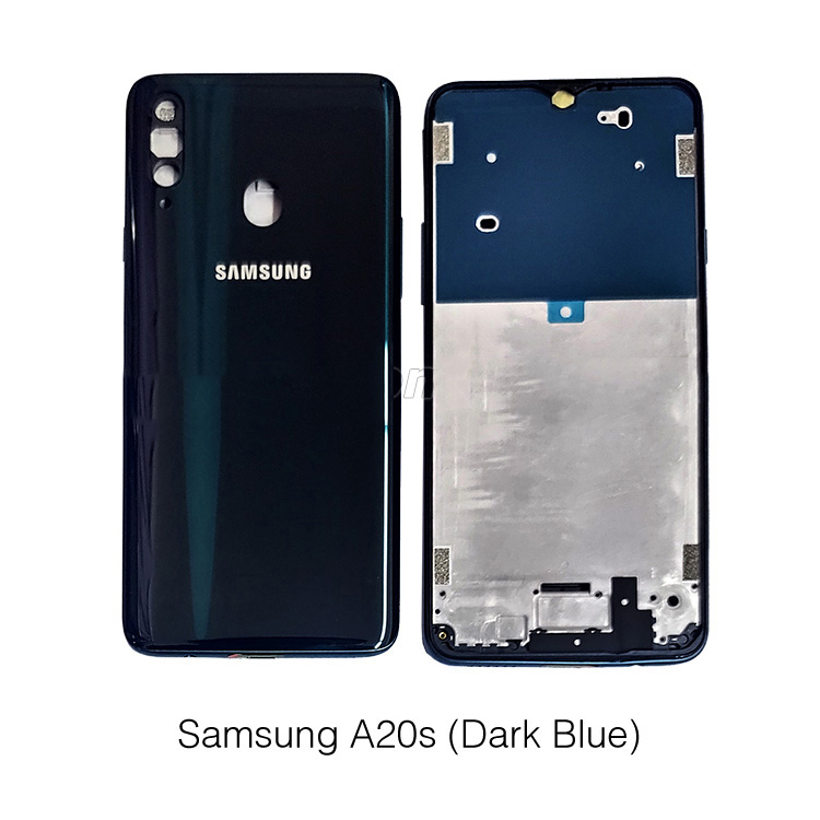 Bộ vỏ samsung a20s + khay sim zin