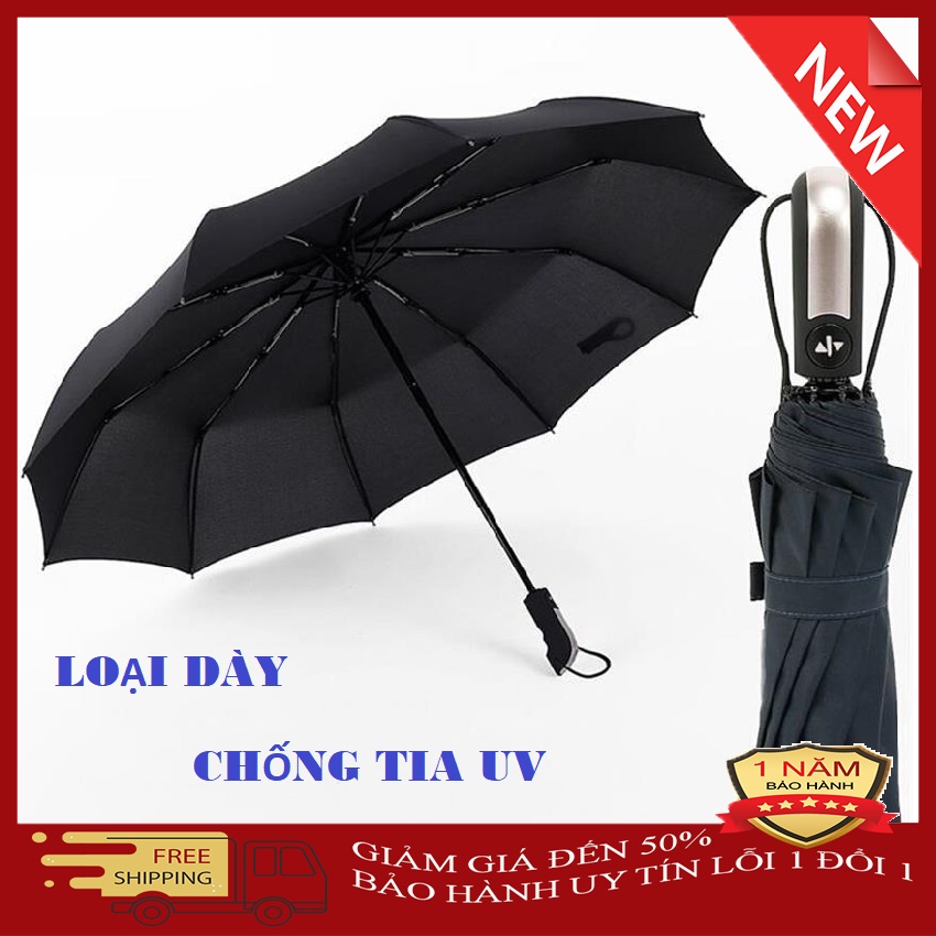 Ô Dù Đi Mưa Gấp Gọn Chống Tia Uv Đóng Mở Tự Động,Dù Bấm Vải Dù Cao Cấp Hàng Xuất Nhật