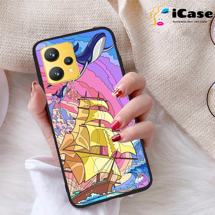 Ốp lưng realme 9 viền dẻo tpu bst sea
