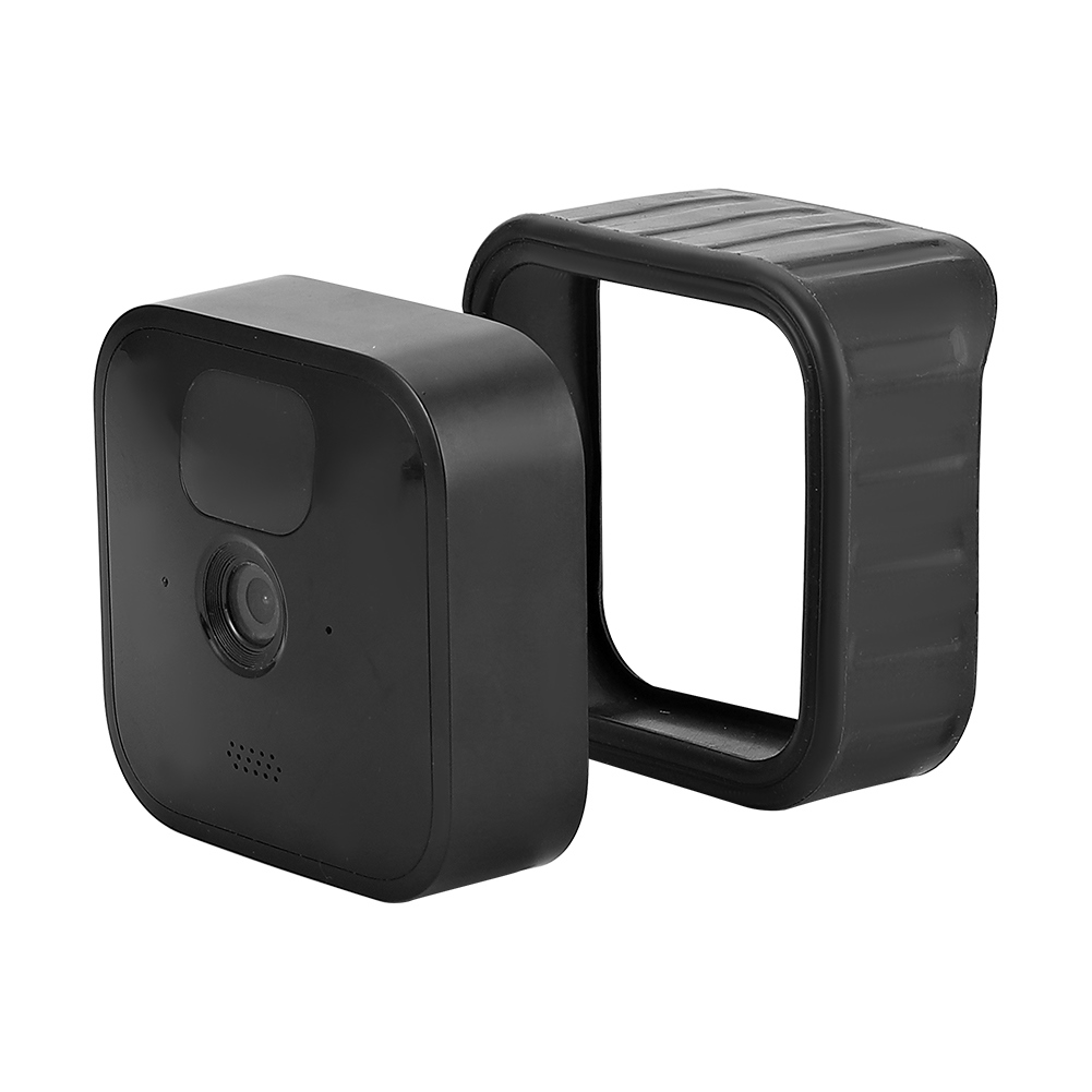 ✌﹊❦ Silicone Case Weatherproof Protective Skin Housing Cover with Brim Anti Scratch Camera Protector for All-New Blink