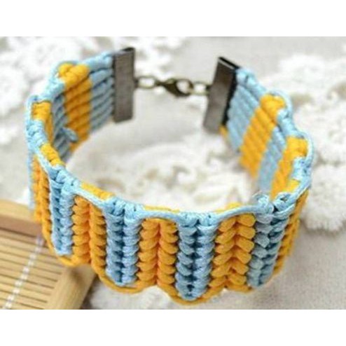 Vòng tay vòng chân may mắn-Zigzag-Wendy-Friendship bracelet-Vòng tay tình bạn-bạn bè handmade DIY