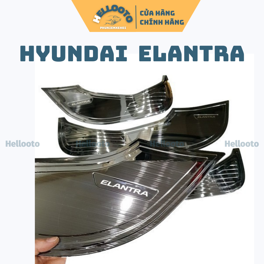 Ốp tapli cửa Elantra 2019 2020 2021 2022 2023 - Bộ 4 Ốp Mẫu TITAN - Tặng Kèm Cuộn Keo 2 Mặt, Lắp Đặt Dễ Dàng Tại Nhà, Phụ Kiện Trang Trí Xe Sang Trọng Hơn