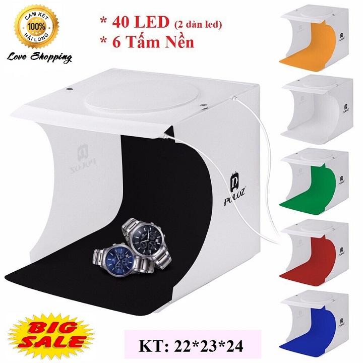 Hộp Studio, Lồng Chụp, Hộp Chụp Ảnh Sản Phẩm +Tặng 6 tấm phông nền