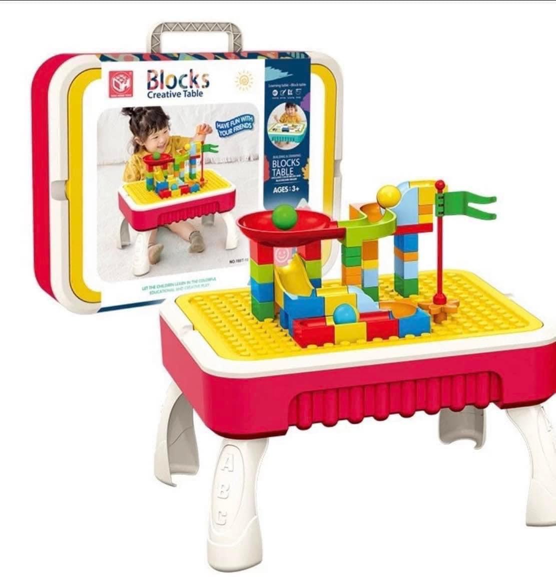 Bộ bàn học lắp ráp lego - hkm vinamilk
