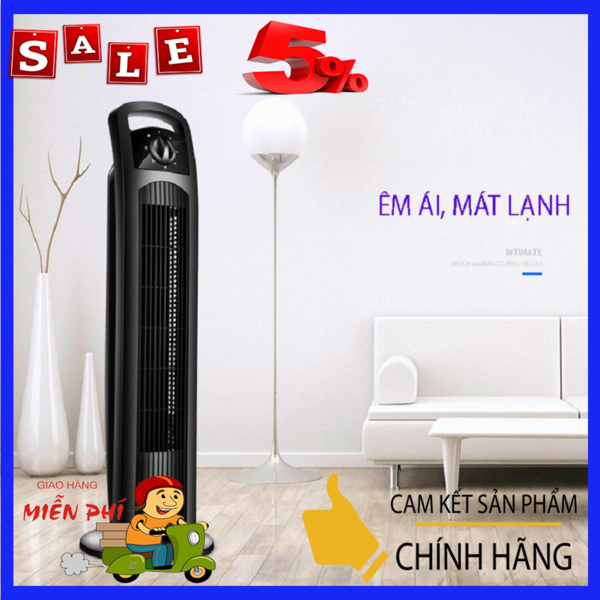 Quạt tháp EIDI FJ-JA cs 45w, quạt không cánh-Bảo hành 1 năm
