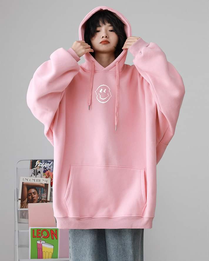 Áo hoodies in hình mặt cười cực kì dễ thương phù hợp cả nam và nữ