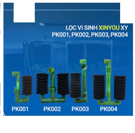 Lọc sủi vi sinh Bio-Sponge PK001 - 002 - 003 - 004 - cho hồ cá và tép cảnh