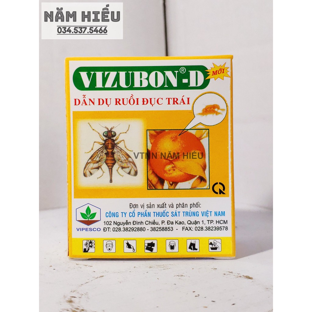 Vizubon Thuoc Dẫn Dụ Ruồi Đục Trái 10Ml - Dụ Ruồi Đực