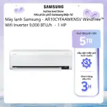 AR10CYFAAWKNSV - Điều hòa Samsung WindFree™ Wifi Inverter 9,000 BTU/h - 1 HP( giá chưa bao gồm phí lắp đặt và vật tư lắp đặt)