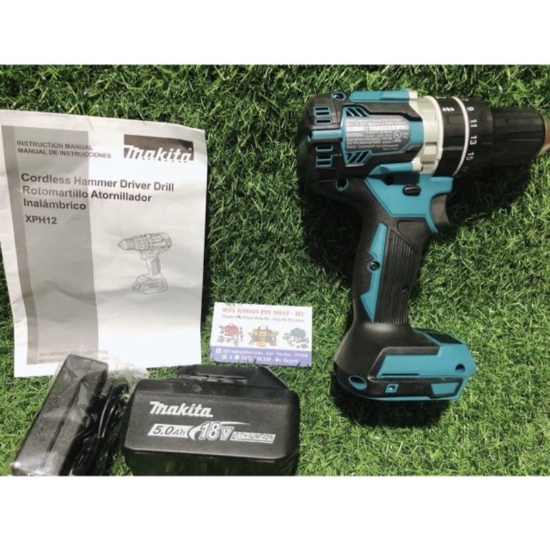 Trọn bộ khoan makita xph12 hàng nhập mỹ mới