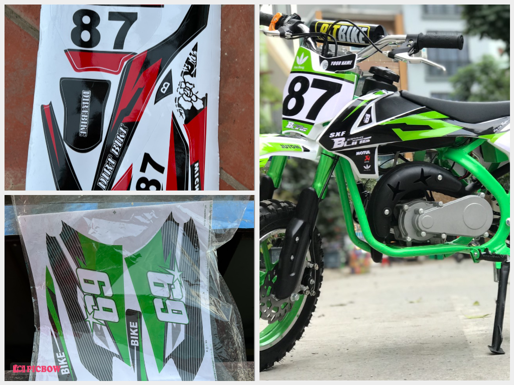 tem xe cào cào 50cc- loại 87 - 69 - xe cào cào moto 50cc