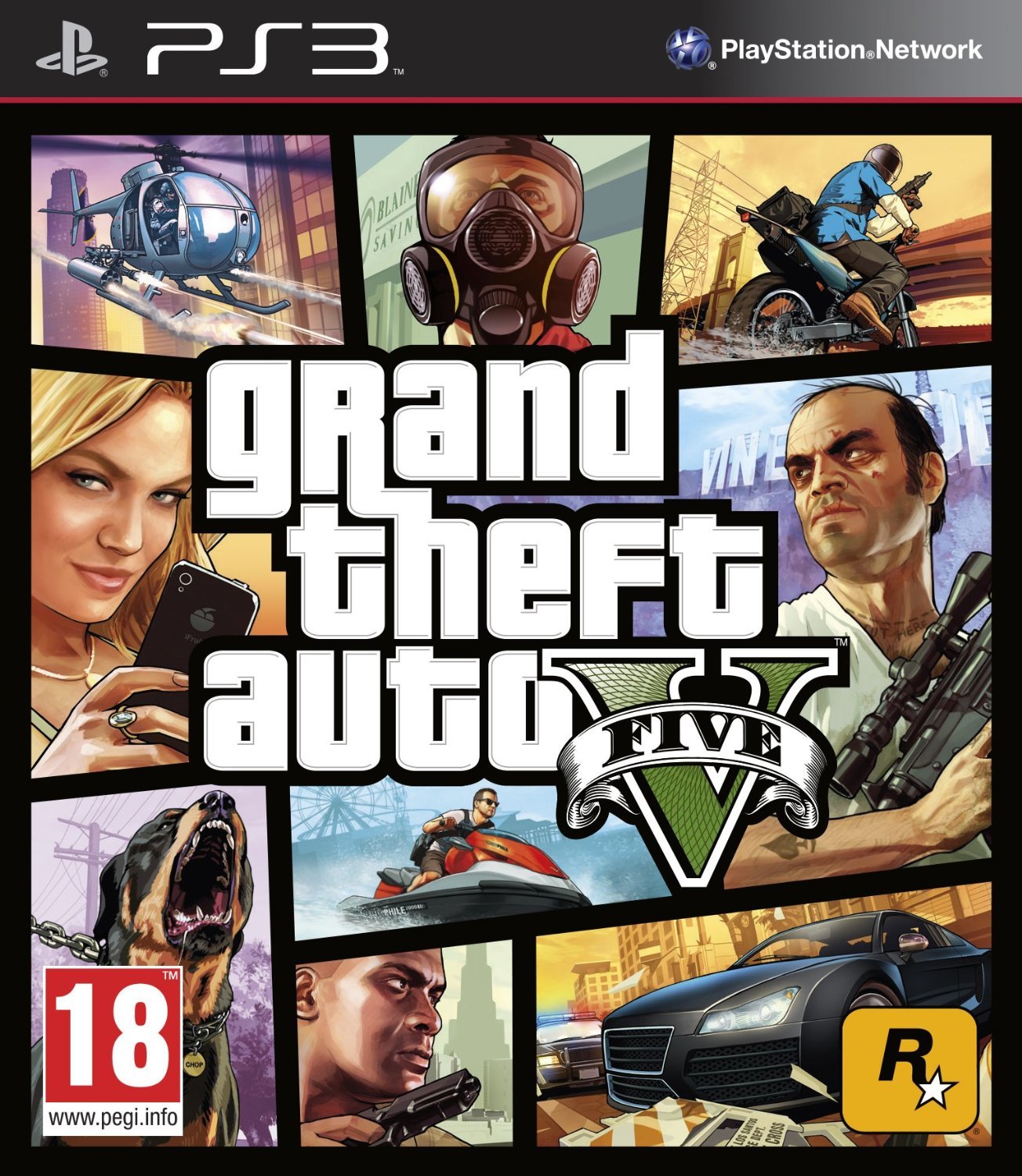 Đĩa game Ps3 gốc Grand Theft Auto V 2nd - hàng chính hãng Ps3 Disc Playstation 3