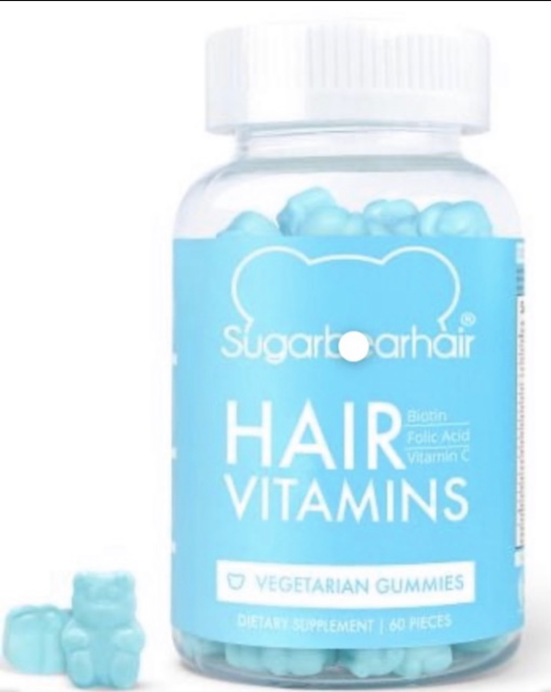 Kẹo dẻo mọc tóc SugarBear Hair Vitamins 60 viên