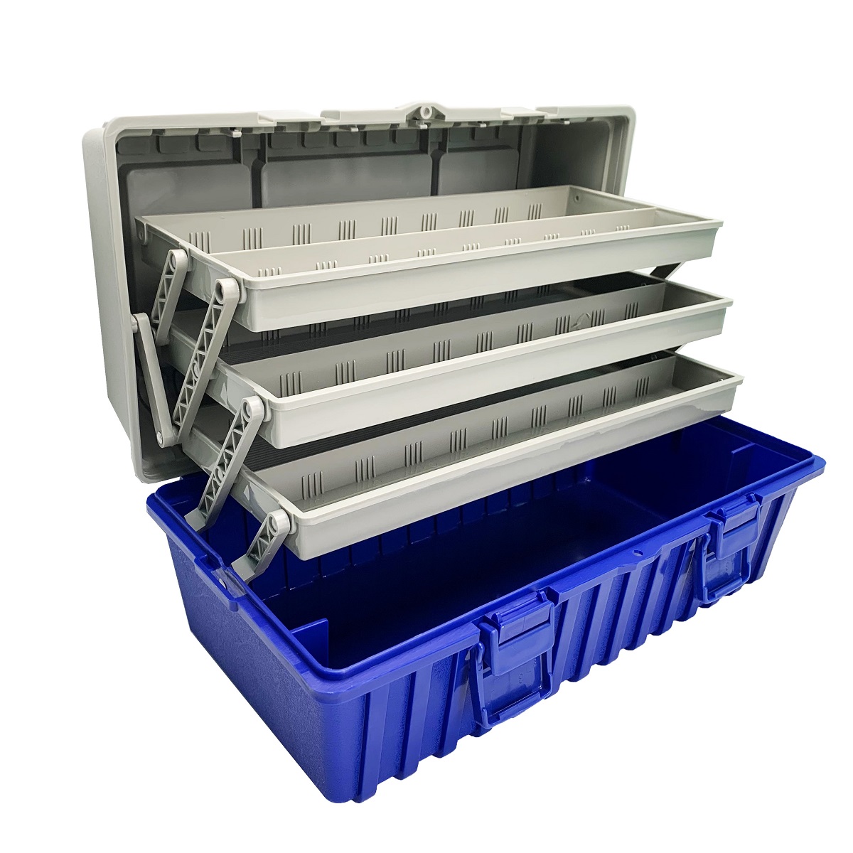 (FreeshipMAX) Hộp đựng dụng cụ sửa chữa kích thước lớn- Thùng đựng đồ nghề 3 tầng nhiều ngăn cỡ lớn Buddy K0005